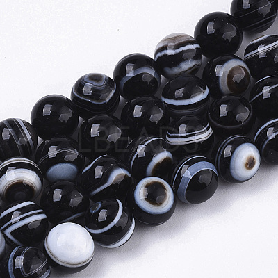 Tibetan Style 1-Eye dZi Beads G-N326-13B-01-1