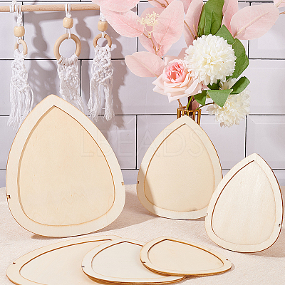 Wooden Basket Bottoms TOOL-WH0051-70A-1