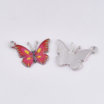 Printed Alloy Pendants PALLOY-R111-14D-1
