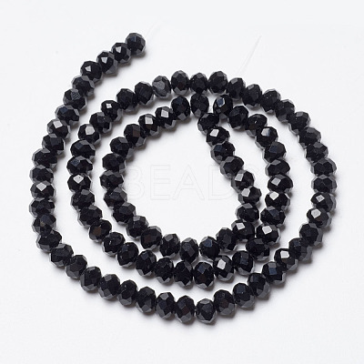 Opaque Solid Color Glass Beads Strands X-EGLA-A034-P8mm-D18-1