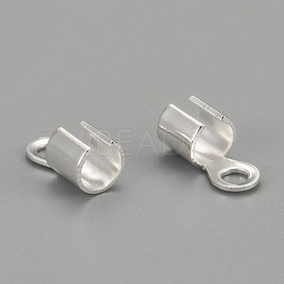 Brass Cord Ends KK-E182-S-1