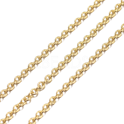Brass Cable Chains CHC-034Y-G-NF-1