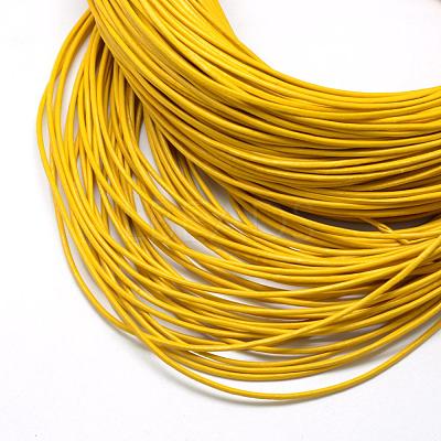 Spray Painted Cowhide Leather Cords WL-R001-2.0mm-12-1