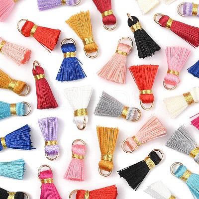 20Pcs Handmade Polycotton(Polyester Cotton) Tassel Decorations FIND-FS0003-27E-1