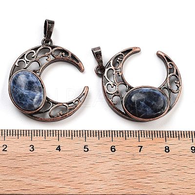 Natural Sodalite Pendants G-L602-01R-14-1