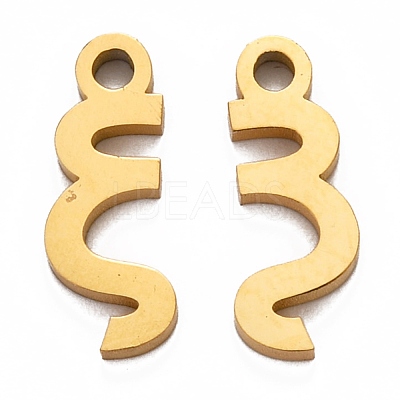 Ion Plating(IP) 304 Stainless Steel Pendants STAS-A045-06G-1