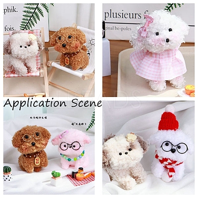 Polyester Plush Sticks X-DIY-Z031-01H-1