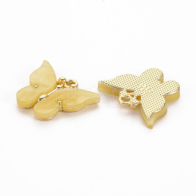 Rack Plating Alloy Pendants PALLOY-Q433-026G-RS-1