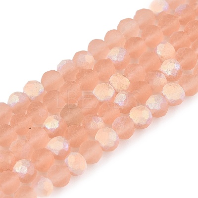 Transparent Glass Beads Strands EGLA-A044-T4mm-MB21-1