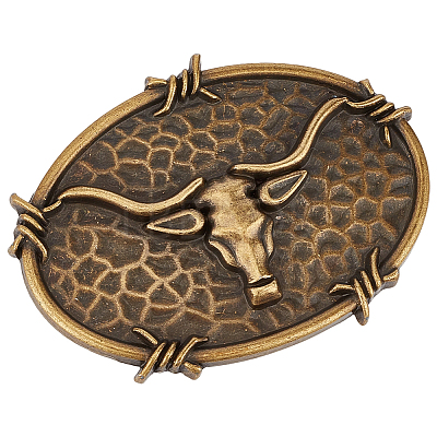 1Pc Tibetan Style Alloy Belt Buckles FIND-GF0009-31AB-1