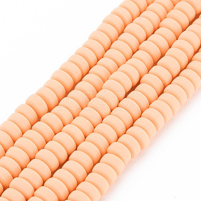 Handmade Polymer Clay Beads Strands CLAY-N008-32-1