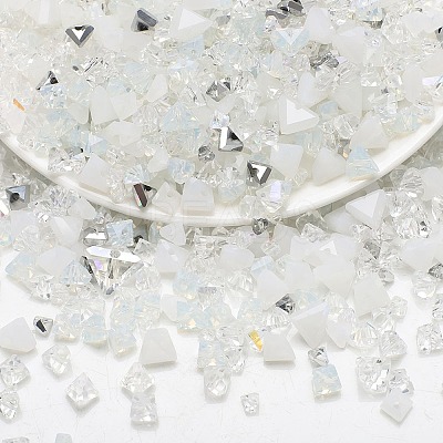 Opaque & Transparent Glass Beads GLAA-G109-01A-1