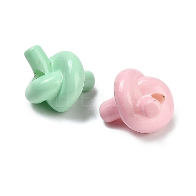 Baking Paint Opaque Acrylic Beads SACR-P035-01-1