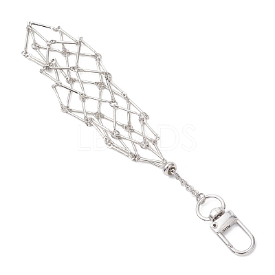 304 Stainless Steel Pouch Empty Stone Holder Pendant Decoration SA-CJC5C8-P-1