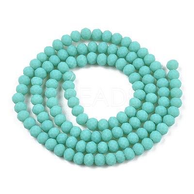 Glass Beads Strands EGLA-A034-P3mm-MD24-1