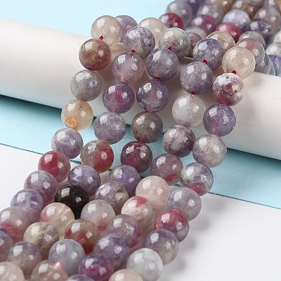Natural Cherry Blossom Tourmaline Beads Strands G-Q1001-A04-02-1