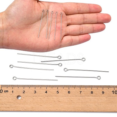 Tarnish Resistant 304 Stainless Steel Eye Pin STAS-R045-40mm-1