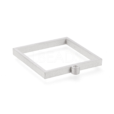 Tarnish Resistant 304 Stainless Steel Open Back Bezel Pendants STAS-K208-02P-1