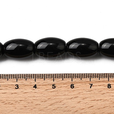 Natural Black Onyx Beads Strands G-F801-F02-04-1
