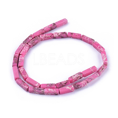 Synthetic Imperial Jasper Beads Strands X-G-E508-02J-1