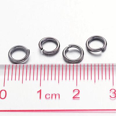 90pcs Brass Open Jump Rings X-JRC6MM-B-1