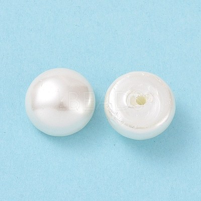Shell Pearl Half Drilled Beads BSHE-G011-01-10mm-1