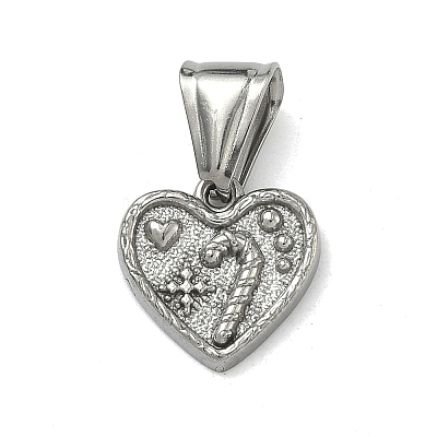 304 Stainless Steel Pendants STAS-D225-05P-1
