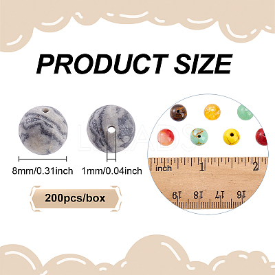 Natural & Synthetic Mixed Gemstone Beads G-NB0001-47-1