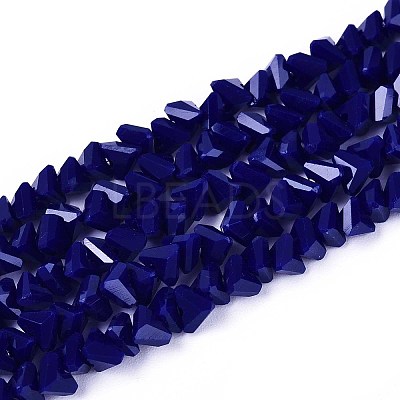 Opaque Glass Beads Strands GLAA-N019-4mm-20-1