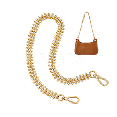 Zinc Alloy Wheat Bag Chains FIND-WH0436-48-1