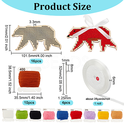 DIY Cross-Stitch Kits DIY-OC0010-97C-1