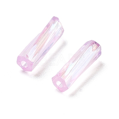 10G Ceylon Glass Twist Bugle Beads X-SEED-L012-01D-1