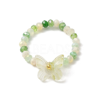 Glass Stretch Rings for Women RJEW-JR00839-1