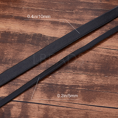 Flat Leather Jewelry Cord WL-GF0001-06A-01-1