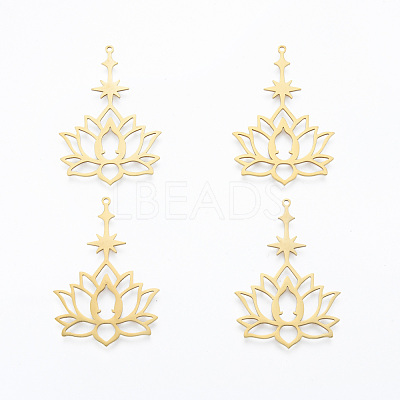 201 Stainless Steel Pendants STAS-N090-LA909-2-1