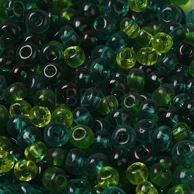 Transparent Colours 6/0 Glass Round Seed Beads X1-SEED-P006-02A-02-1