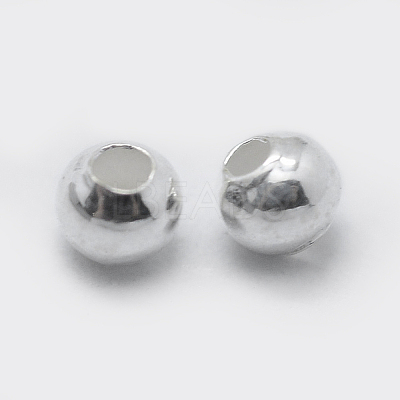 925 Sterling Silver Spacer Beads X-STER-K171-44S-2mm-1