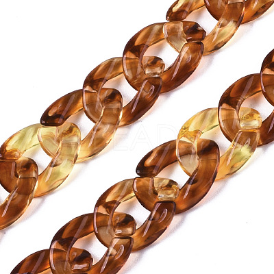 Acrylic Curb Chains X-SACR-P065-R08-1