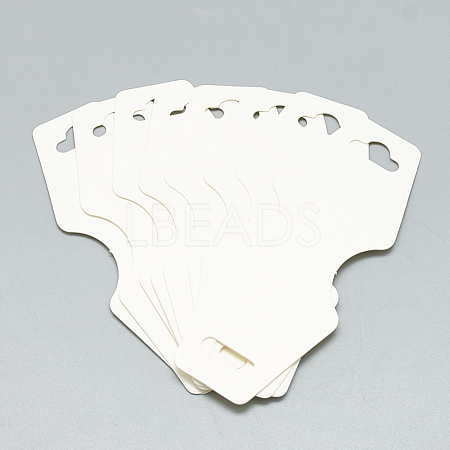 Cardboard Necklace & Bracelet Display Cards X-CDIS-R034-46-1