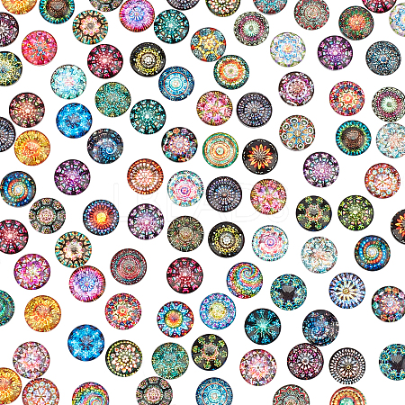 Glass Cabochons GLAA-WH0022-64A-1