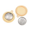 Alloy Pendant Cabochon Settings FIND-G112-02D-2