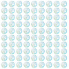 100Pcs Crackle Transparent Glass UV Reactive Beads GLAA-TA0004-28B-2