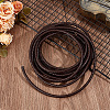 5M Braided Leather Cord with Core WL-BBC0001-01C-01-4