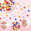 Opaque Acrylic Beads MACR-SP0002-06B-3