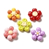 Opaque Resin Decoden Cabochons RESI-B023-08-1