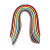 Rectangle 36 Colors Quilling Paper Strips DIY-PH0008-03A-WH-4