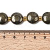 Natural Pyrite Beads Strands G-Z131-H01-01-5
