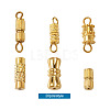  Jewelry Brass Screw Clasps KK-PJ0001-03G-12