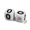 Opaque Acrylic Beads OACR-S076-01O-2
