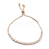 Cubic Zirconia Oval Tennis Bracelet for Men Women Gift BJEW-F417-05-RS-2